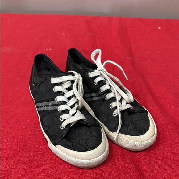 Coach Black and White Sneakers - Picture 1 of 4
